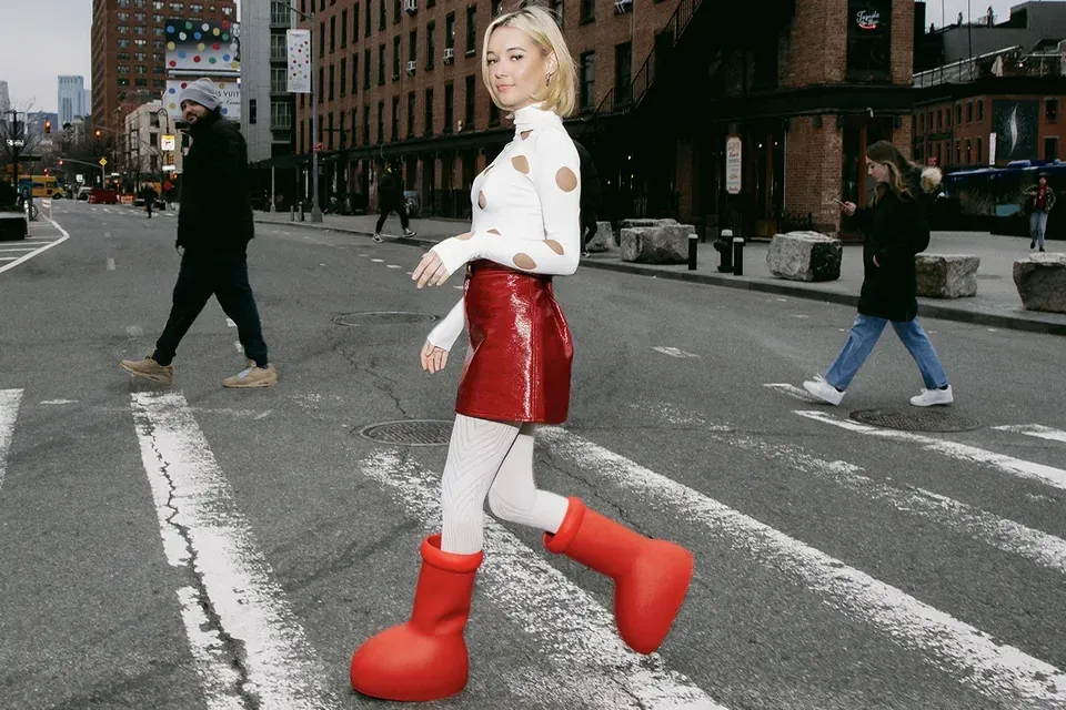 MSCHF's Big Red Boots Show All Fashion Shouldn't Be Worn - Popdust