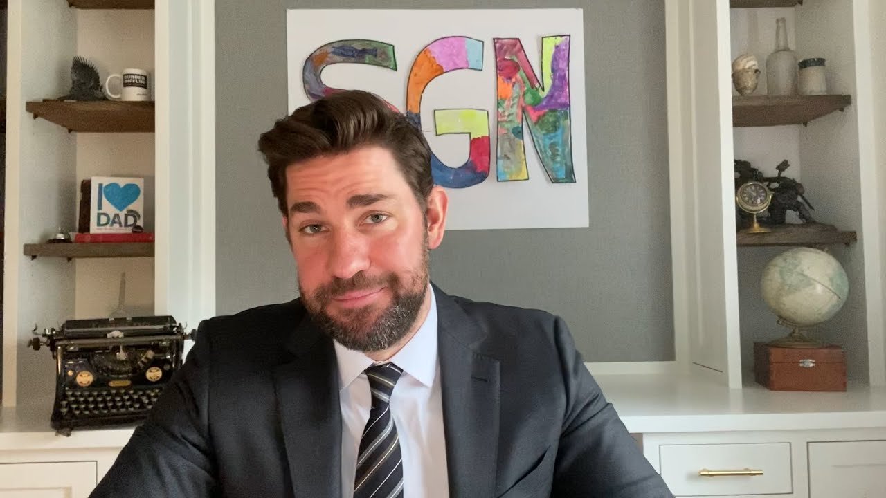 John Krasinski Launches "Some Good News" with the Help of Steve Carell and Twitter