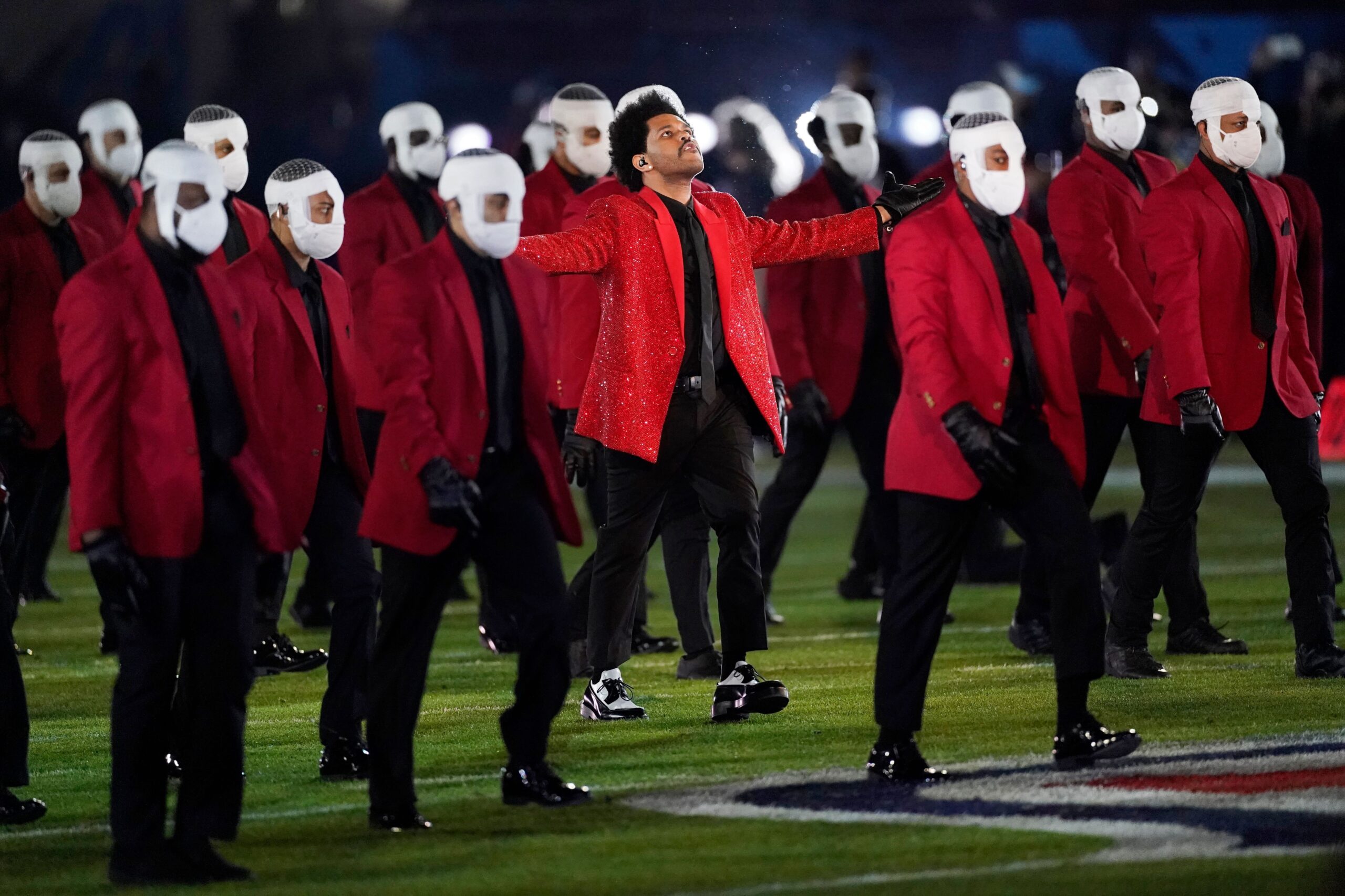 The Weeknd's Bandaged-Up Halftime Show Was Whatever You Wanted It To Be