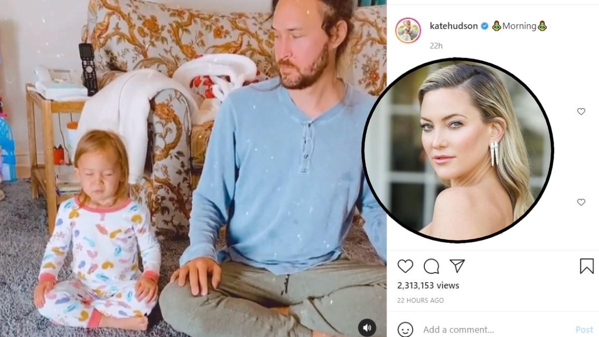 Kate Hudson's Meditating Daughter Is Going to Be a Jedi