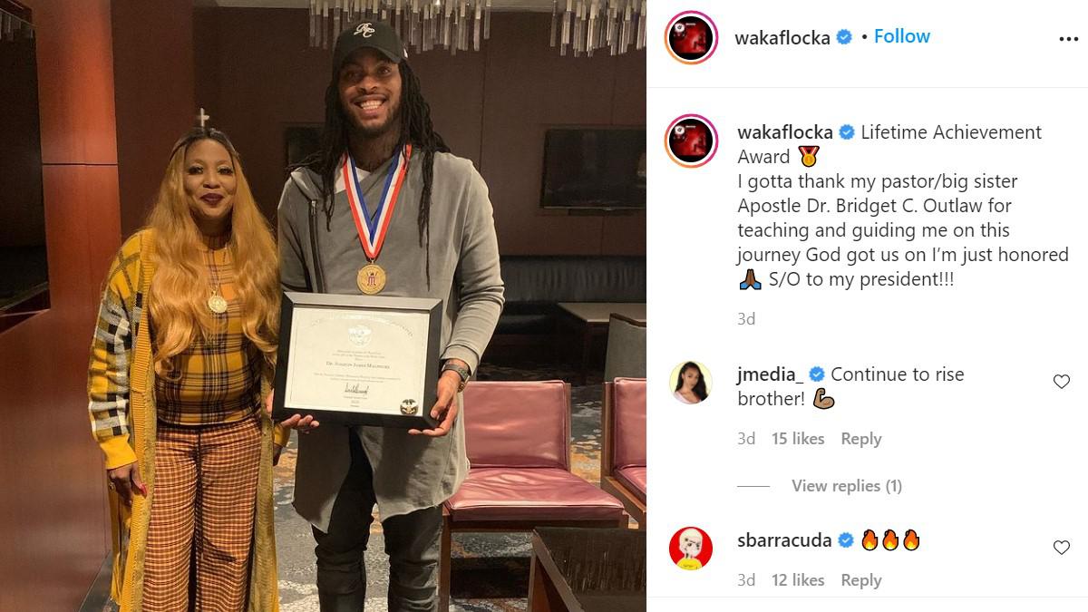 Why Did Waka Flocka Flame Just Get an Award From Donald Trump?