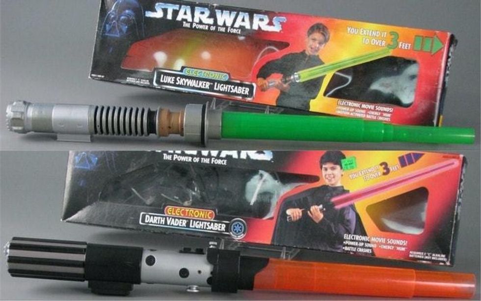 90s lightsabers