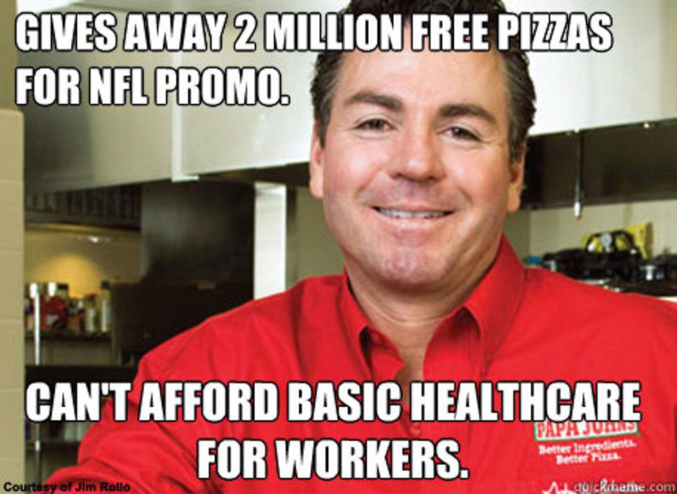 papa john ACA meme