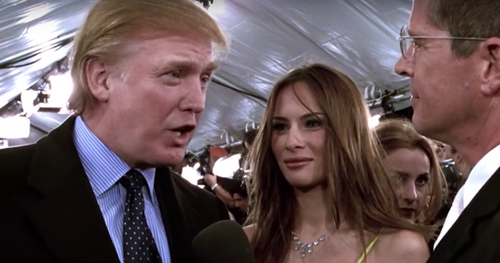 Donald and Melania Trump in Zoolander