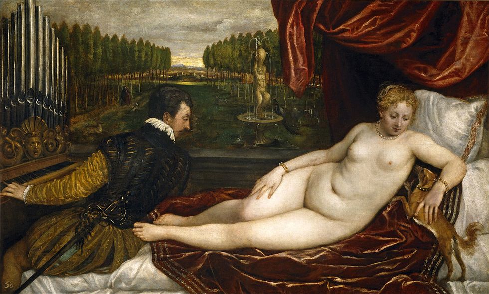 Venus and Musician