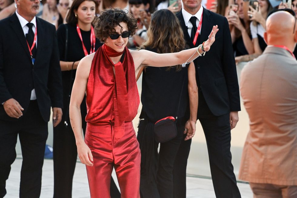 Timothee Chalamet at the Venice Film Festival 2022