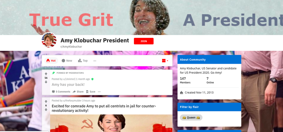 r/AmyKlobuchar