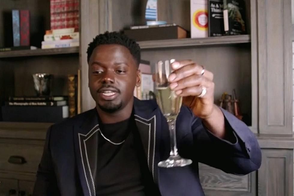 u200bDaniel Kaluuya toasting to the camera