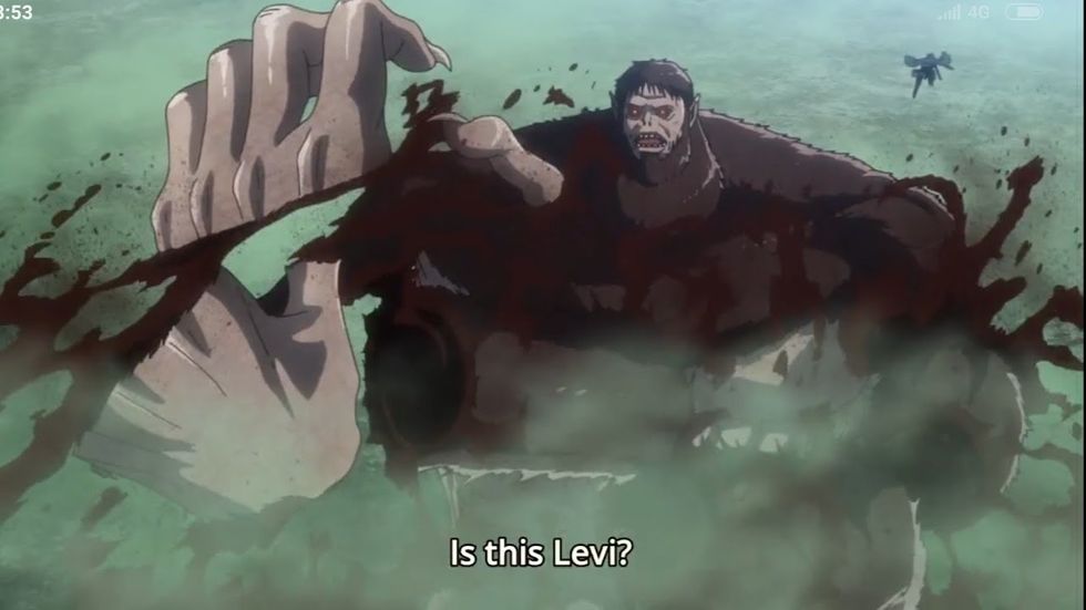 Levi vs Beast Titan