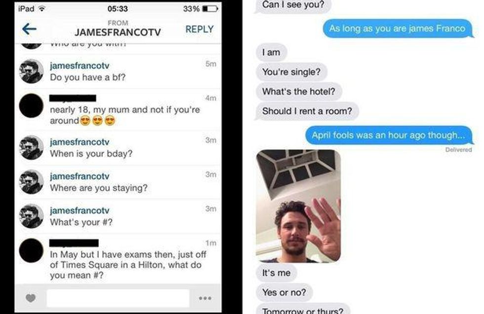 James Franco texts 17-year-oldu200b