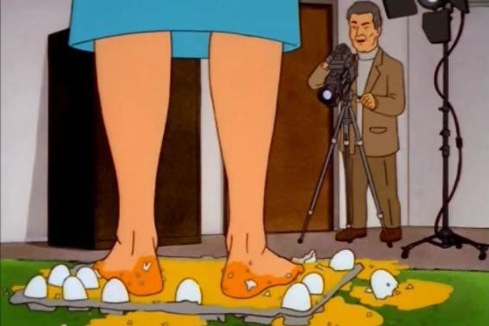 peggy hill foot eggs