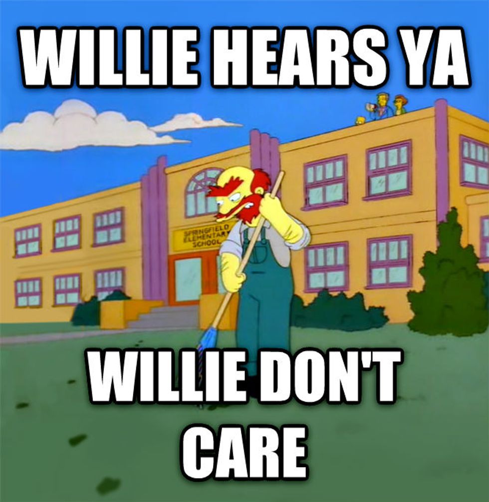 Willie don't care