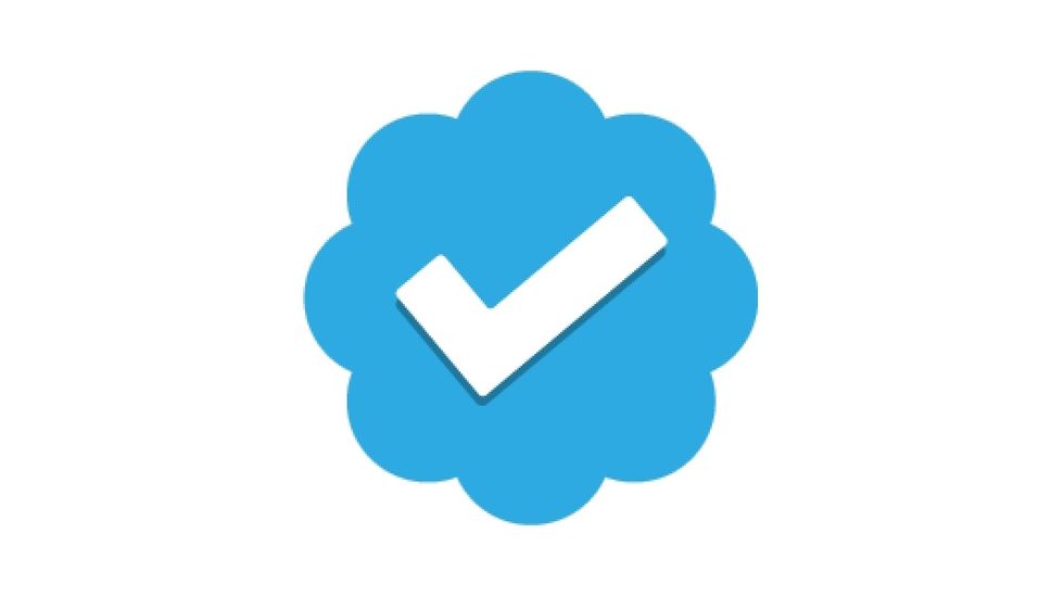 blue check mark