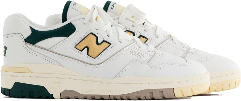 new balance white sneakers