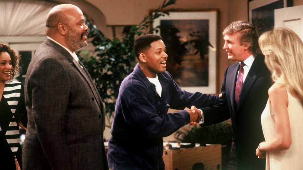 Donald Trump on shaking hands with Will Smith