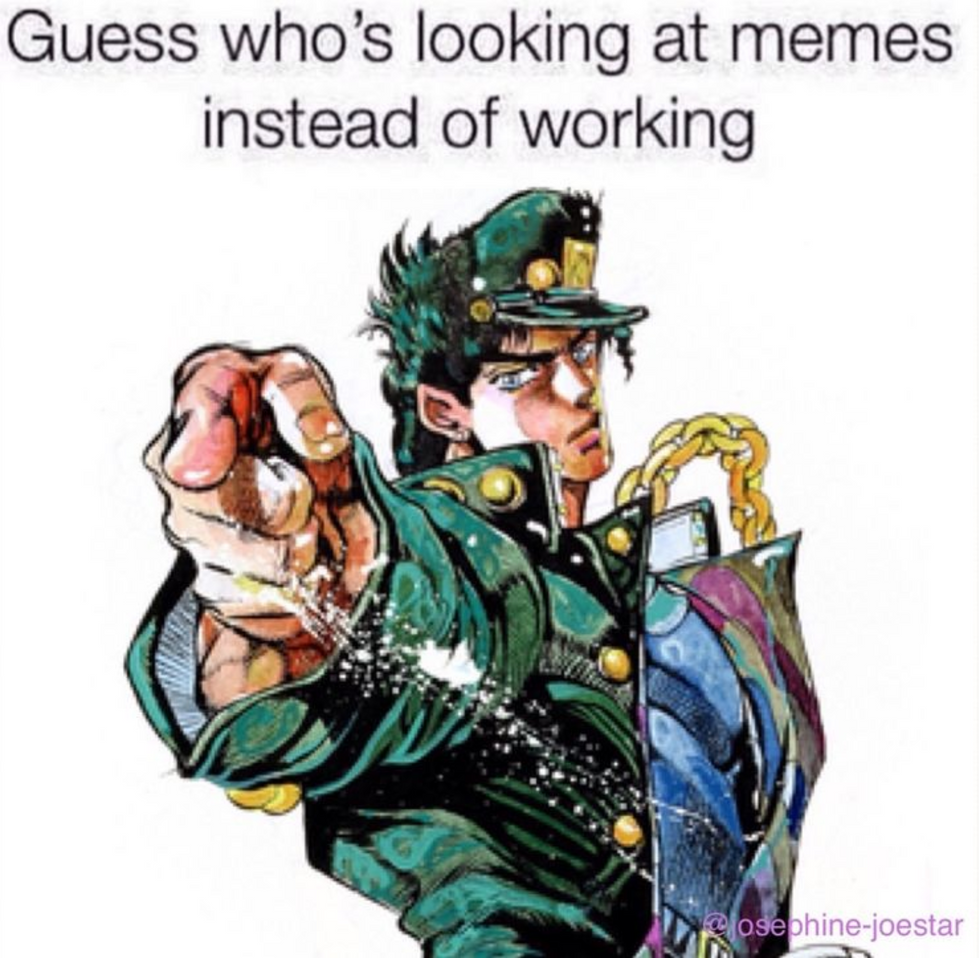 JoJo meme inter