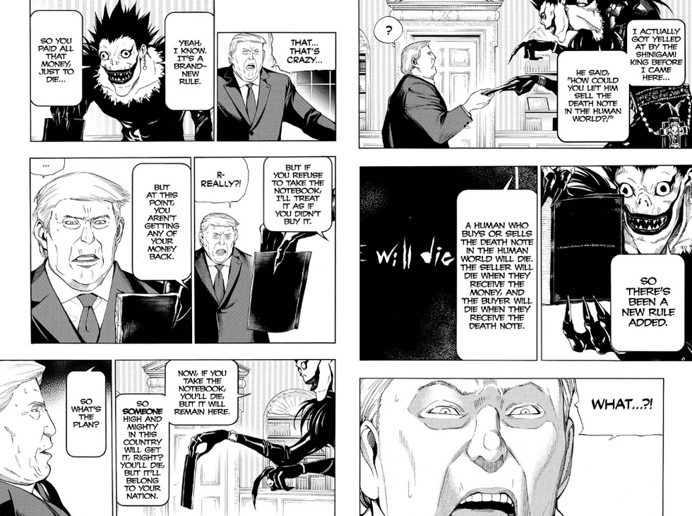 Donald Trump Death Note