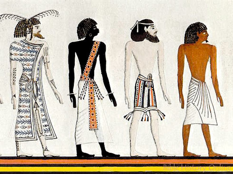 egyptian slaves colorism tomb