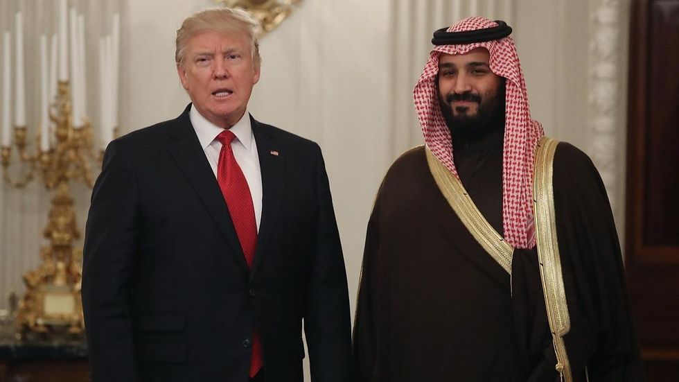 Crown Prince Mohammed bin Salman and Trump