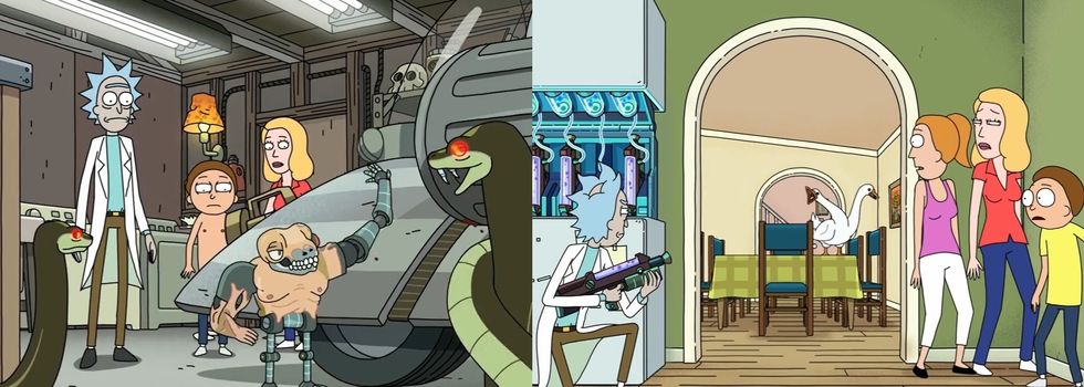 Rick and Morty domestic scenes