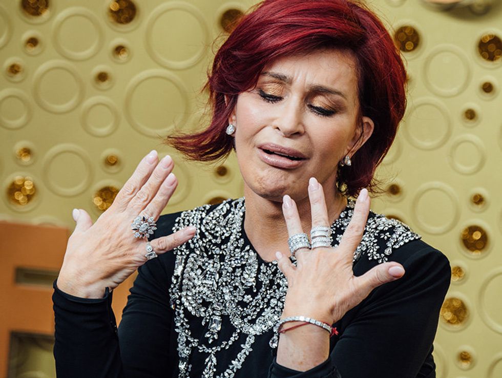 Sharon Osbourne upset