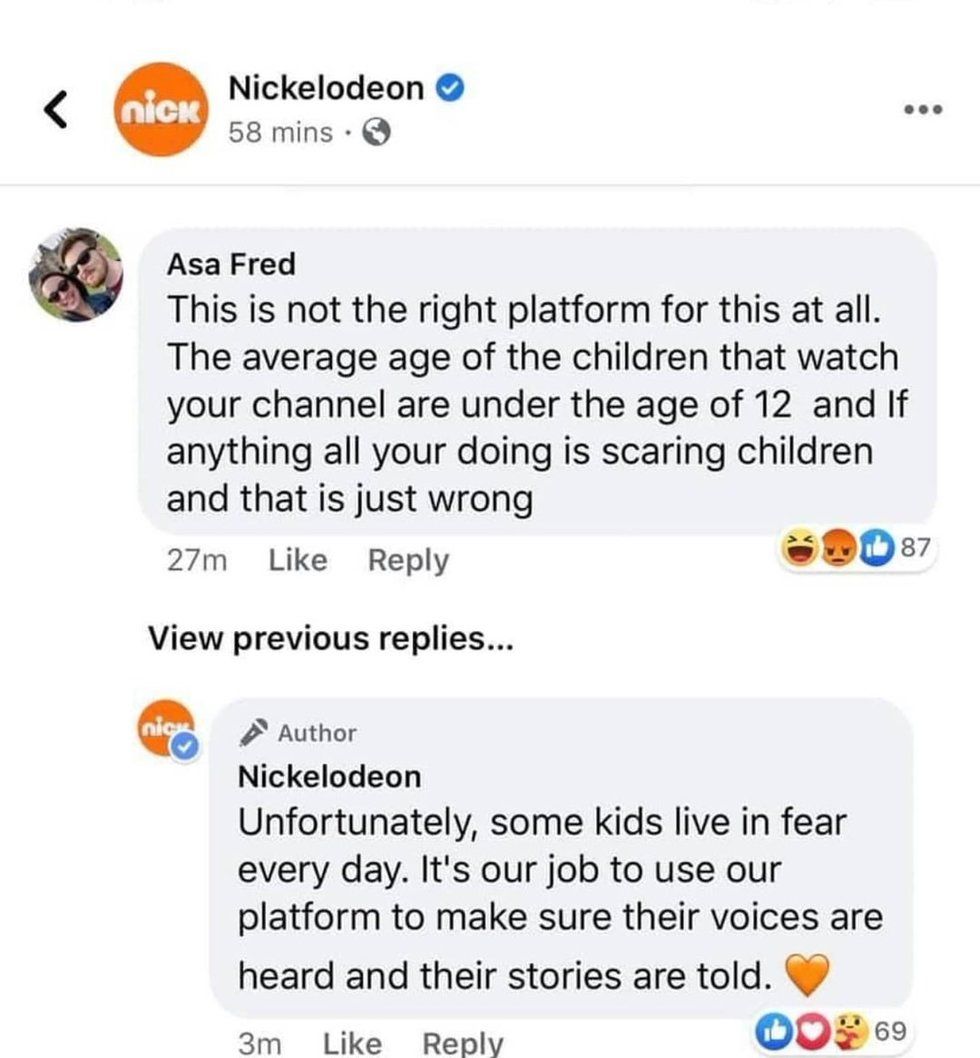 Nickelodeon black lives matter